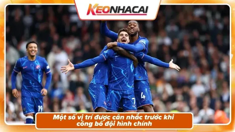 Tình hình nhân sự trước trận